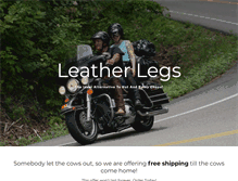 Tablet Screenshot of leatherlegs.net